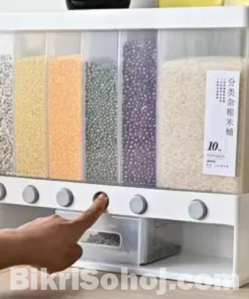 6-in-1 Wall Mounted Food Storage Box for Kitchen